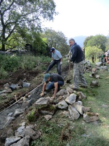 lavori all'Alpe Grosso         